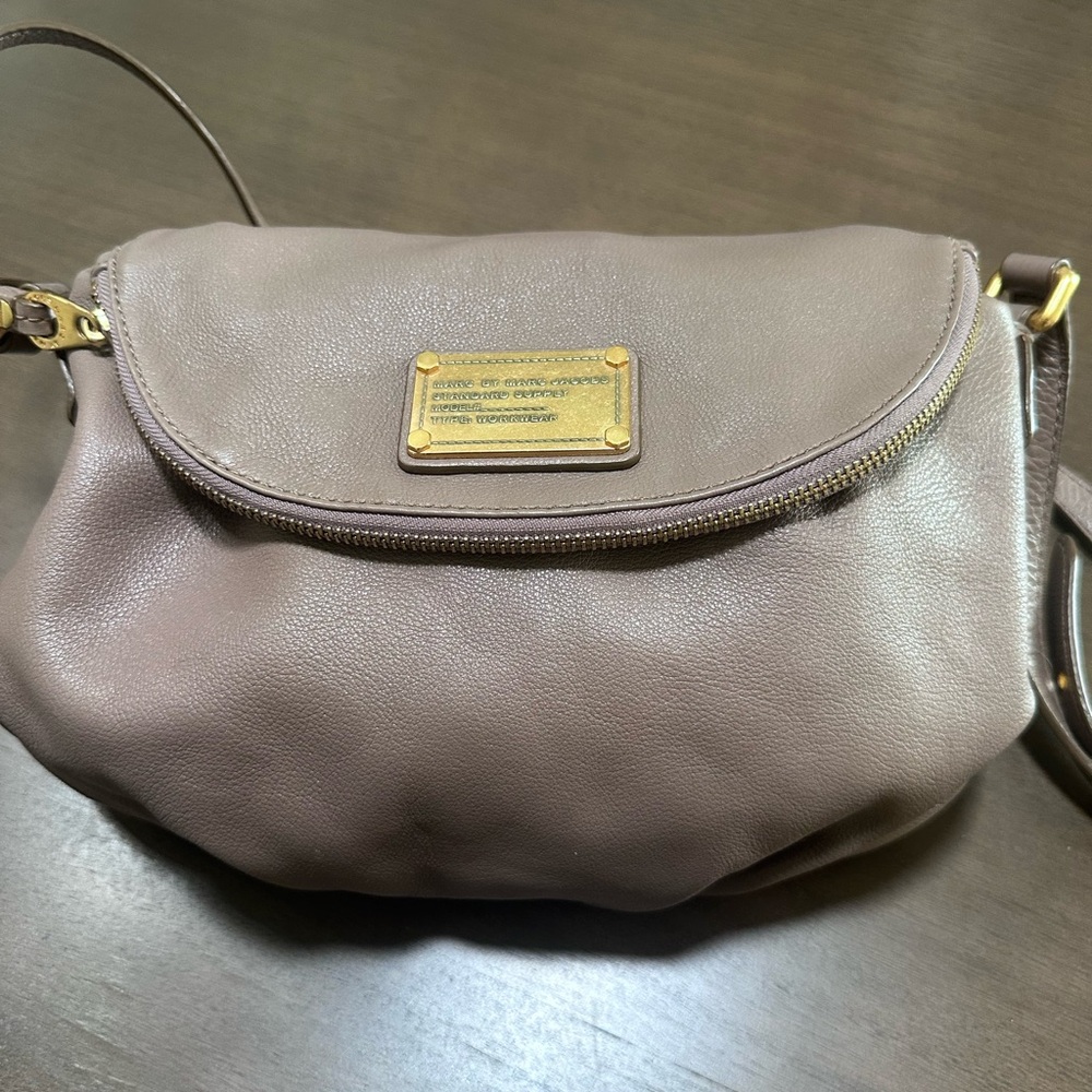 Marc Jacobs Brown Leather Crossbody Bag